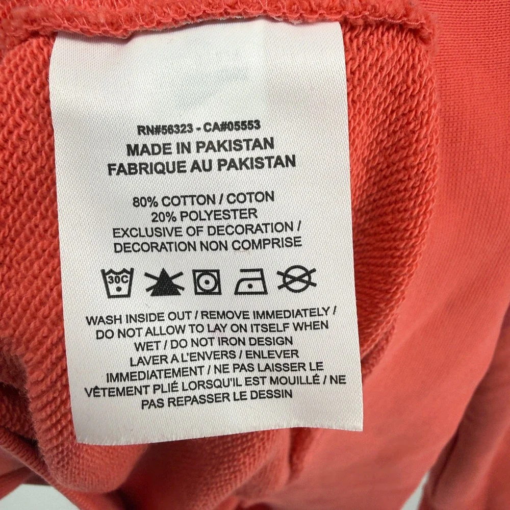 Nike Sportswear Phys Enlightenment Crewneck Sweatshirt Orange Red 2XL DO6192-814